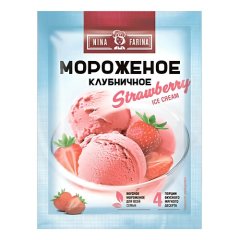 Смесь для мороженого Nina Farina Клубника 70 г РМС101