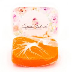 Мастика кондитерская ванильная Сладкий шёлк "Оранжевая" 250 г 