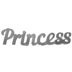 Топпер декоративный Princess Серебро 