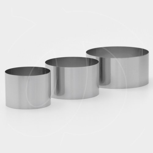 Набор форм металлических для выпечки Кольцо высокое 8; 10; 12 см 3 шт 3863480				