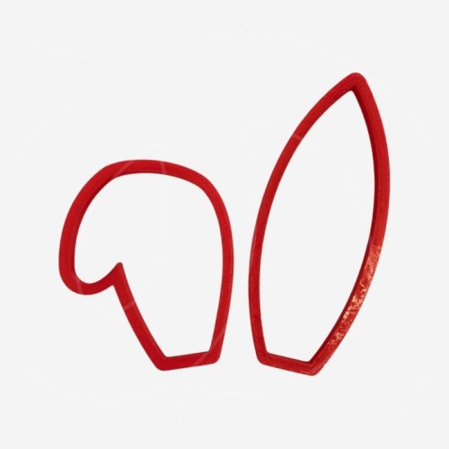 Вырубка пластиковая LUBIMOVA "Ушки" 