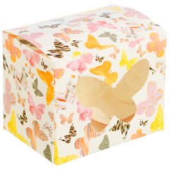 Коробка для сладостей с окном "Бабочки" 2712950