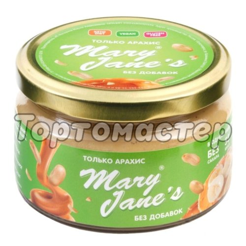 Паста арахисовая Mary Jane's 200 г 