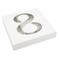 Коробка на 9 конфет с окном "Цифра 8" УПП-16-со-Восемь