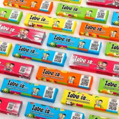 Жевательные конфеты Love is "Клубника" 20 г 10145453