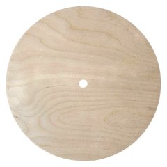 Подложка под торт деревянная с отверстием 6 мм 50 см 