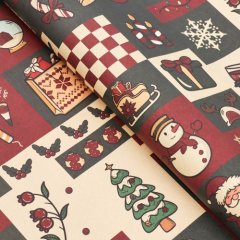 Бумага упаковочная "Новый Год" 70х100 см 9842398