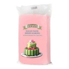 Мастика сахарная Vizyon Розовая 500 г 