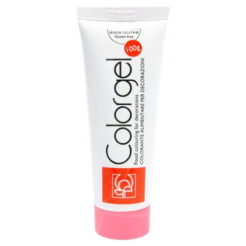 Краситель пищевой гелевый водорастворимый Colorgel "Коралловый" 100 г 23126