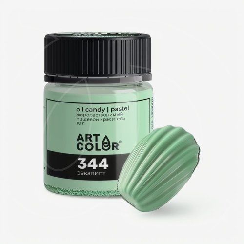 Краситель пищевой сухой жирорастворимый ART COLOR "OIL CANDY Эвкалипт 344" 10 г OIL-5527-10